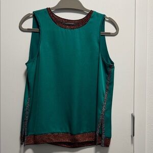 Scotch & Soda Sleeveless Teal and Maroon Women's Top